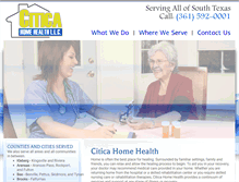 Tablet Screenshot of citicahomehealth.com